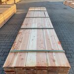 Ca. 72x Douglas Wisselsponning/Halfhoutsrabat, 18x190mm, lengte 500cm
